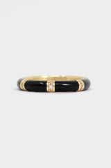 Lamill Stacking Ring | Black/Gold
