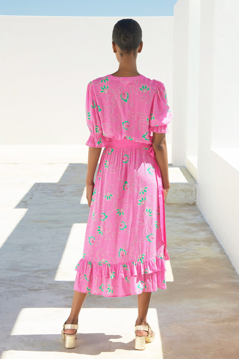 Melanie EcoVero™ Dress | Waterlily Pink