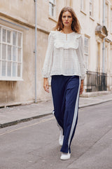 Rochelle Broderie Blouse | Off-White