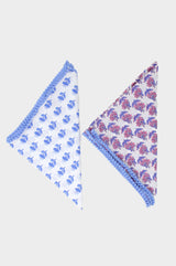 Napkin-Pack-Of-4-Dandelion-White-Blue