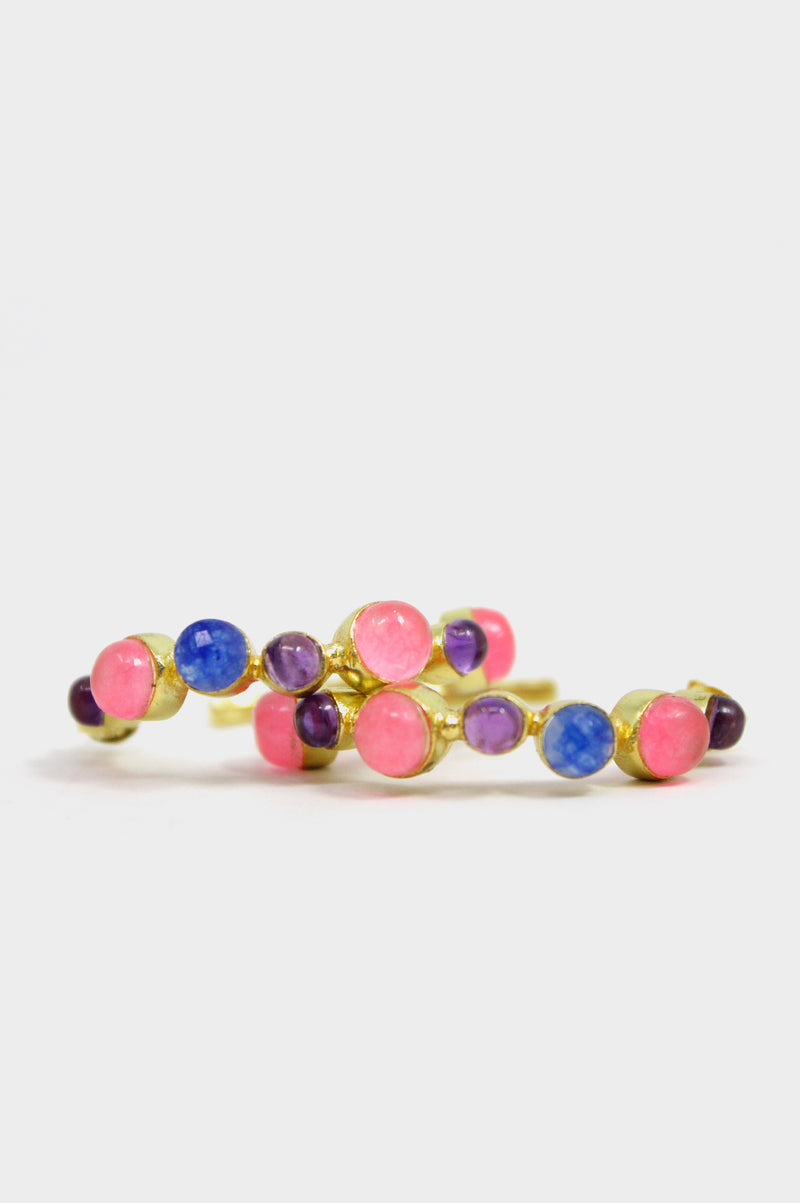 Lindon Earrings | Pink/Blue