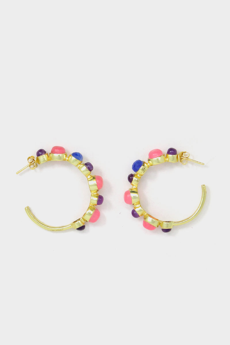 Lindon Earrings | Pink/Blue