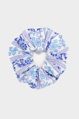 Scrunchie-Linear-Botanical-Blue