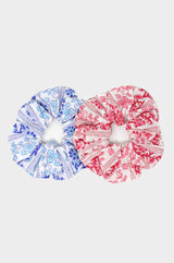 Scrunchie-Linear-Botanical-Blue