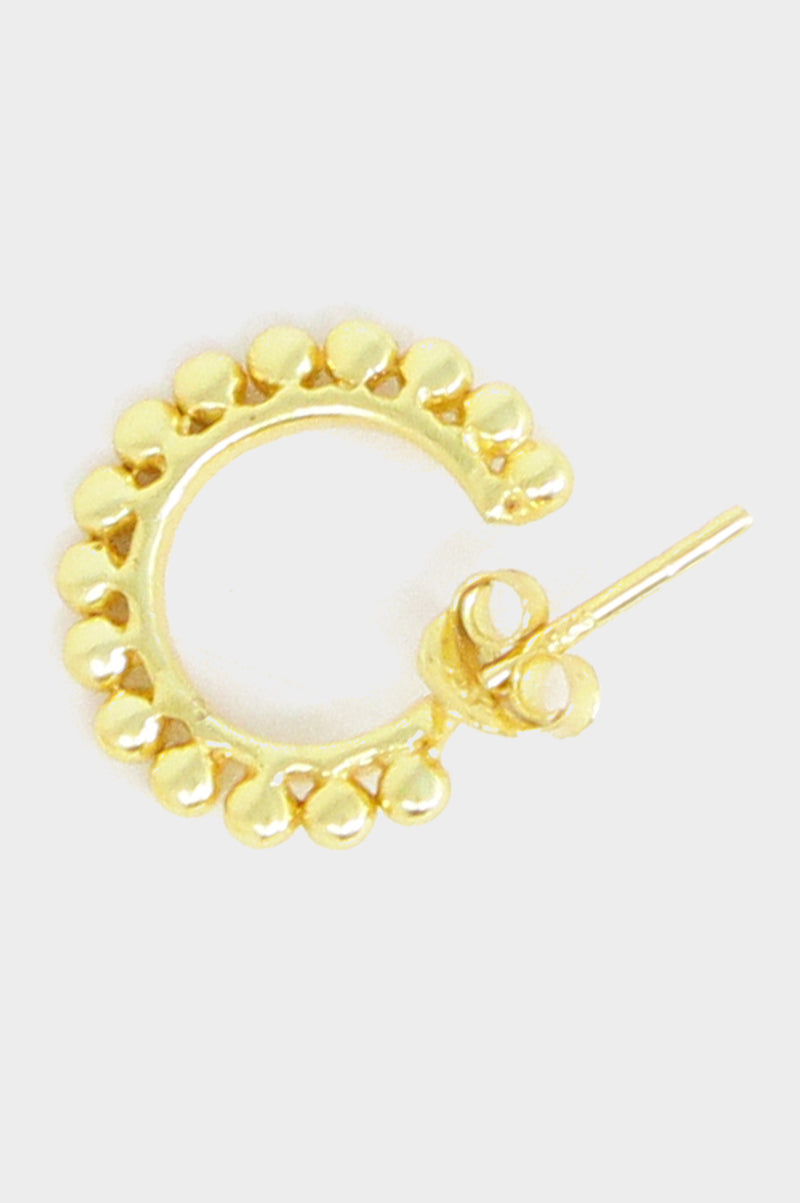 Little Huggie Earrings | Gold