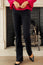 PIESZAK Marija Mid Rise & Flare Leg Jeans | Black
