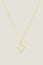 Lyra necklace | Gold/White