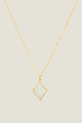 Lyra necklace | Gold/White