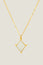 Lyra necklace | Gold/White