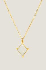 Lyra necklace | Gold/White