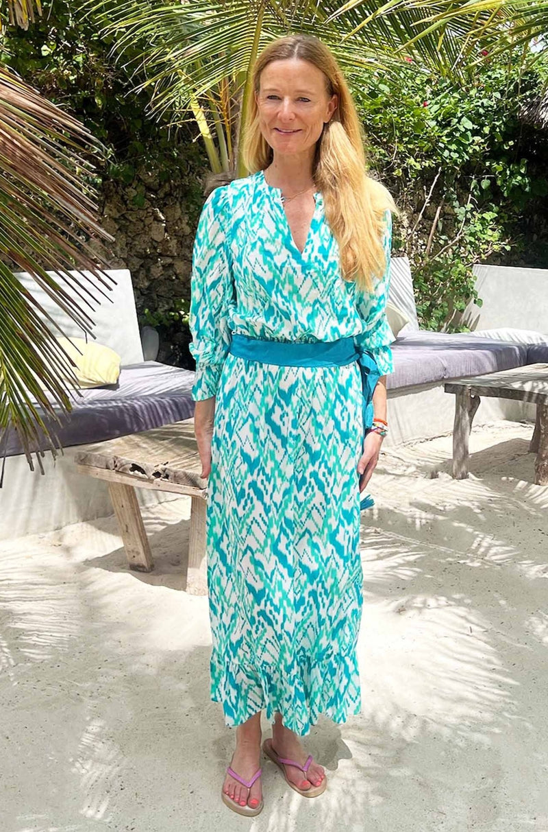 Aspiga Ladies Sustainable Maeve Ecovero Green Dress