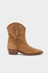 Camilla Short Cowboy Boots | Tan