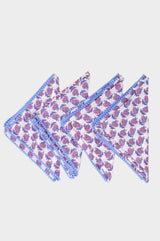Napkin-Pack-Of-4-Dandelion-White-Blue