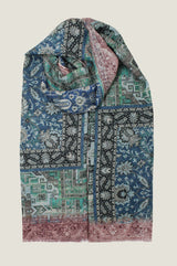 OMBRE Abstract Print Scarf | Multicoloured