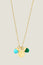 Oasis Green Gemstone Necklace | Gold/Green