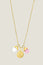 Oasis Pink Gemstone Necklace | Gold/Pink