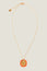 Santa Maria Necklace | Gold/Orange