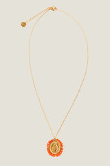 Santa Maria Necklace | Gold/Orange