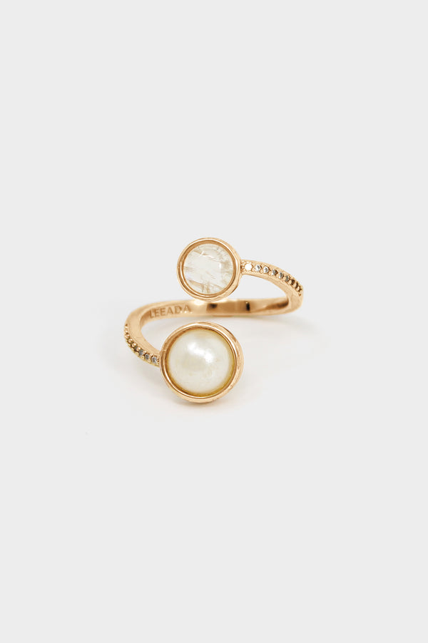 Penelope Wrap Ring | Pearl