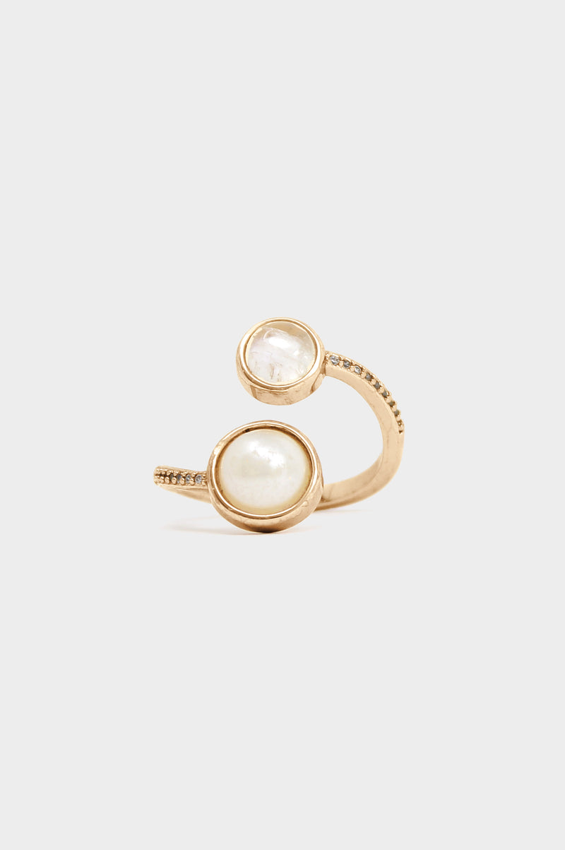 Penelope Wrap Ring | Pearl
