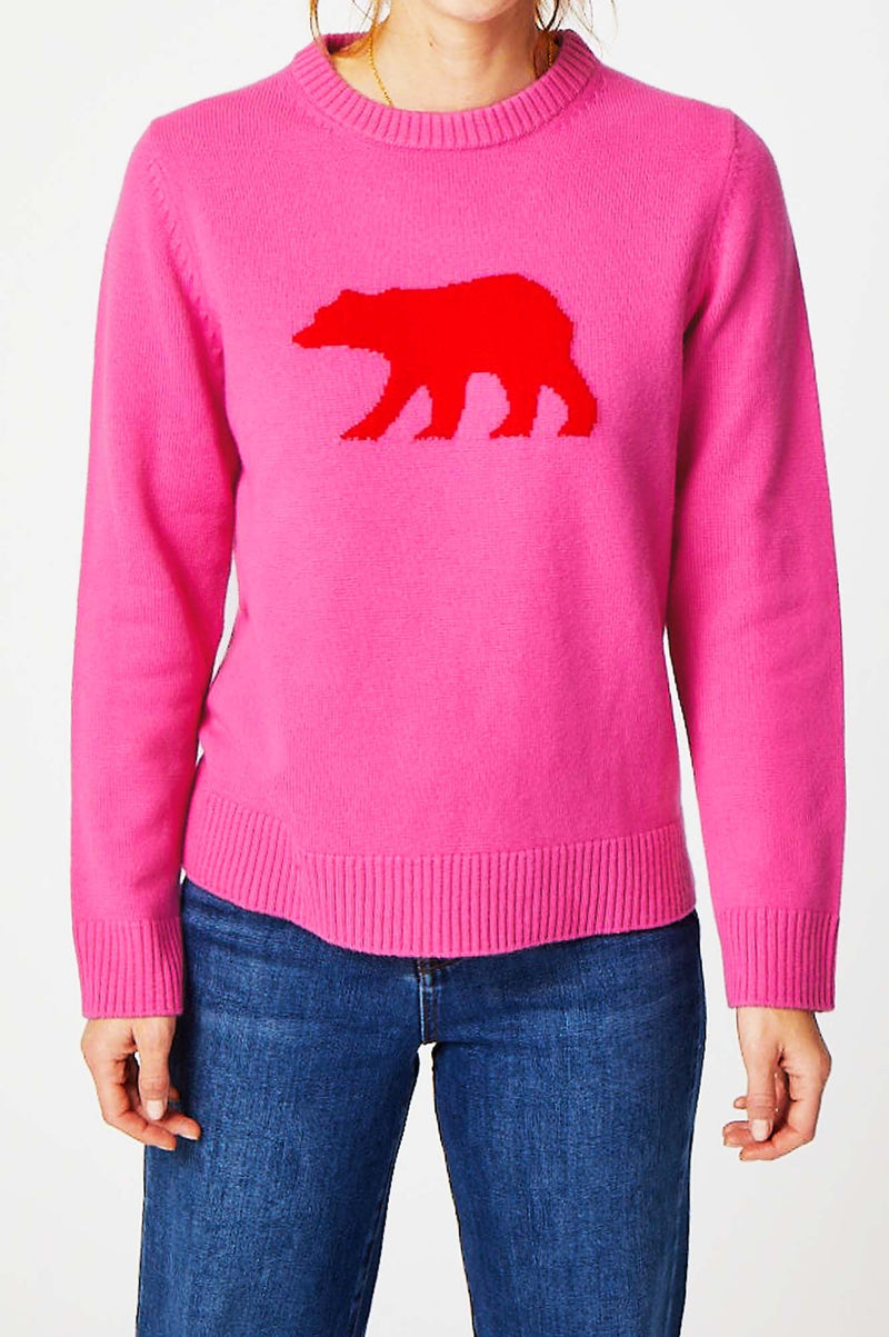 Polar Bear Jumper | Pink/Red