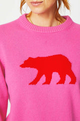 Polar Bear Jumper | Pink/Red