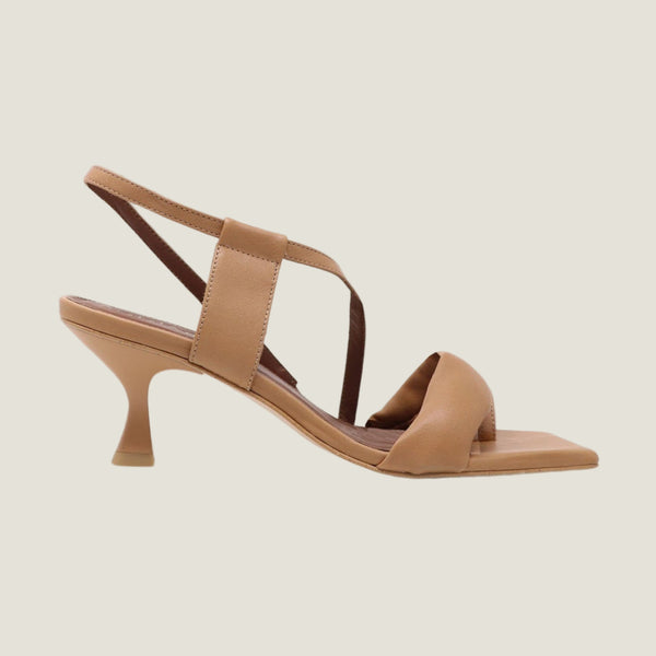 Aspiga Ladies Ethical Alohas Mid Heel Asymmetric Straps Sandals