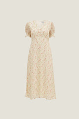 RHS Sally Anne Short Sleeve Dress | Cream