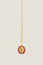 Santa Maria Necklace | Gold/Red