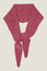 Fine Stripe Cashmere Diamond Skinny Scarf | Plum/Pink