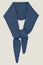 Cashmere Diamond Skinny Scarf | Blue/Brown