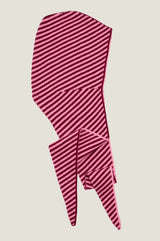 Bonnet Stripe Cashmere Hat | Plum/Pink