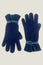 Touchscreen Wool & Cashmere Blend Gloves | Navy/Teal