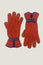 Touchscreen Wool & Cashmere Blend Gloves | Terrecota/Navy