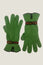 Touchscreen Wool & Cashmere Blend Gloves | Green/Brown/Orange