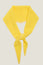 Cashmere Diamond Skinny Scarf | Bright Yellow