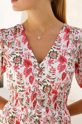 Lyra necklace | Gold/White