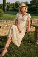 RHS Sally Anne Short Sleeve Dress | Cream