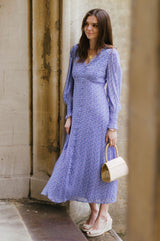 Long Sleeve Sally Anne Dress | Blue/Cobalt