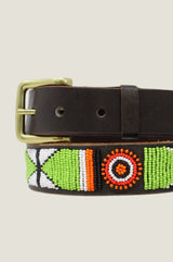 Unisex Lakuru Belt | Green/Orange/Red