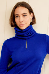Merino Wool Snood | Cobalt - Aspiga