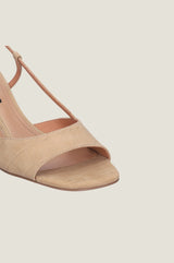 Reese Sandal | Nude - Aspiga