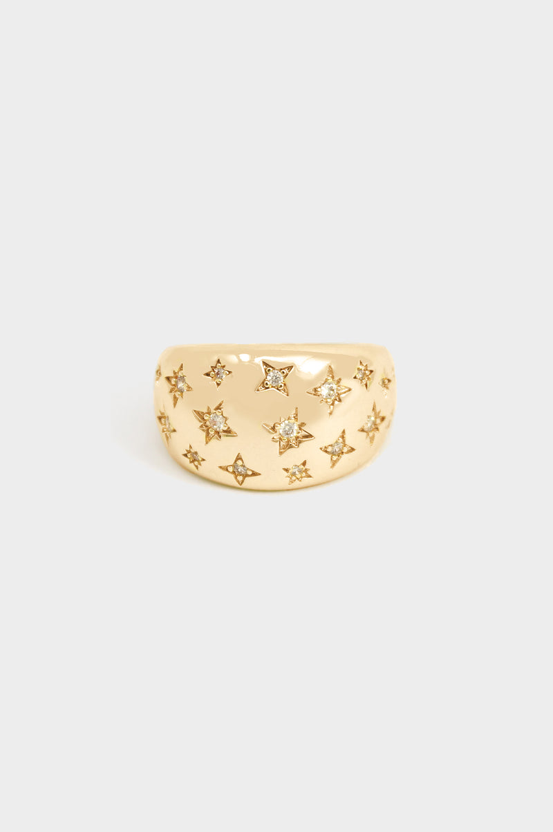Stevie Stars Ring | Gold
