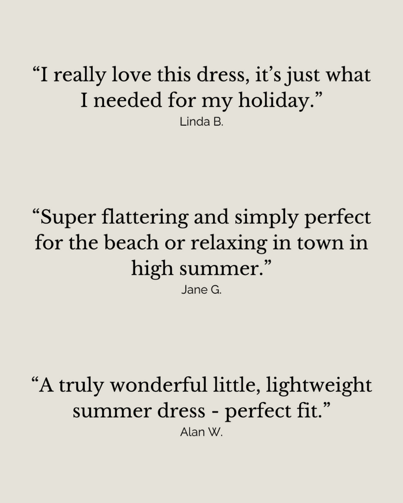 Santorini Cotton Beach Dress