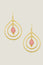 Saskia Earrings | Gold/Pink