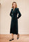 Enid Stretch Corduroy Dress | Bottle Green