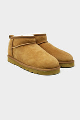 Mini Sheepskin Boot | Cow Suede