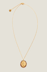 Santa Maria Necklace | Gold/Shiny Ocre