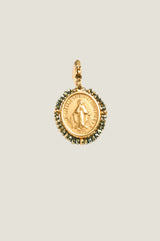 Santa Maria Charm | Gold/Shiny Lime