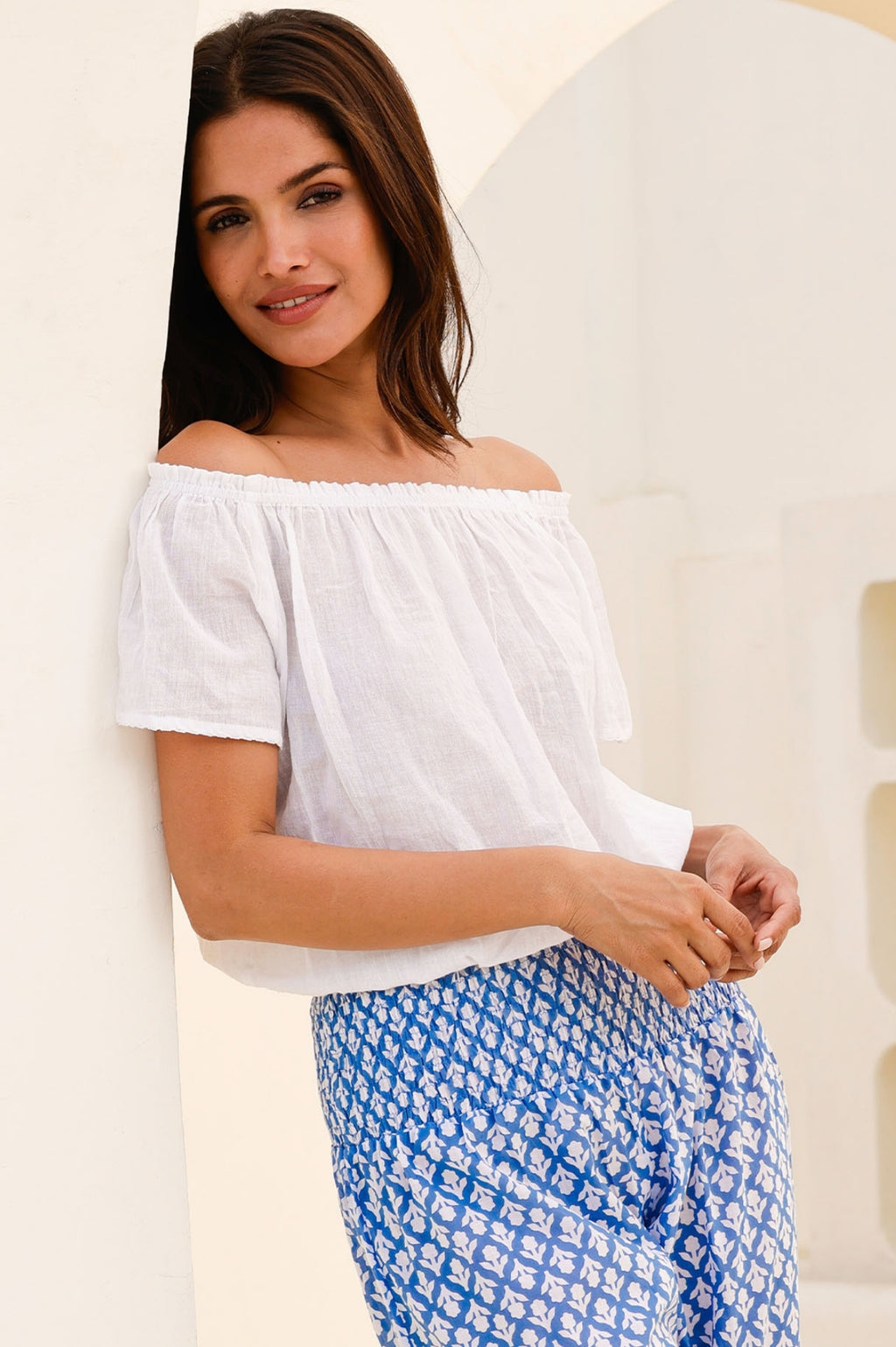 Ilana Frill Organic Cotton Gauze Top
